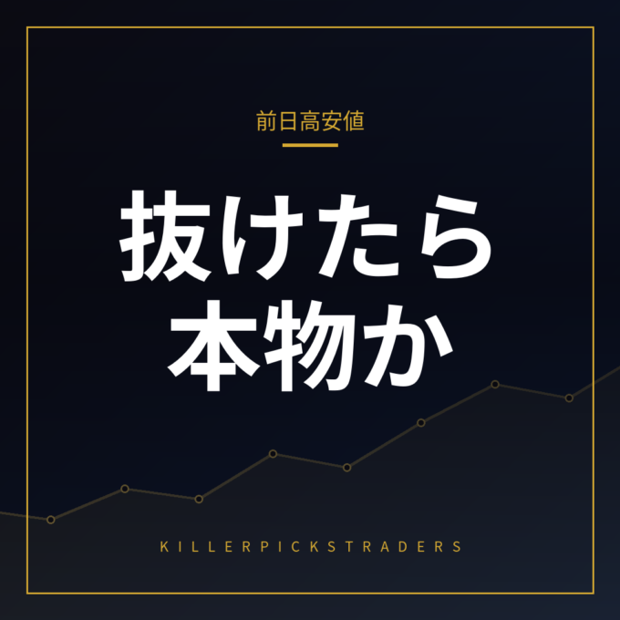 前日高値 安値 ブレイク アイキャッチ