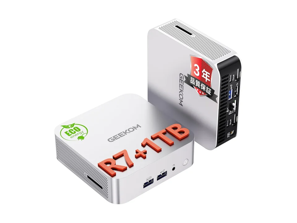 FXトレード環境 GEEKOM A8 ミニPC